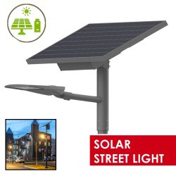 Solar LED Street Light 25W/50W/75W- Split Integrated Solar PV Street Exterior Light c/w Built In 3-in-1 Solar Panel & Lithium LiFePO4 Battery Solar LED Street Light 25W/50W/75W- Split Integrated Solar PV Street Exterior Light c/w Built In 3-in-1 Solar Panel & Lithium LiFePO4 Battery
