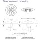 LED Panhead  Post-Top Street Light (60W - 150W) - 360 Degree Car Park / Street Light Lantern c/w 76mm Entry c/w Nema Socket + Photocell Dusk-til Dawn Sensor