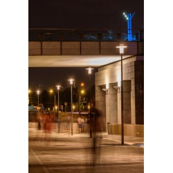 LED Slimline Post-Top Street Light (30W /50W ) - 360 Degree Car Park / Street Light Lantern c/w  Top Hat + Nema Socket & Photocell Dusk-til-Dawn Sensor LED Slimline Post-Top Street Light (30W /50W ) - 360 Degree Car Park / Street Light Lantern c/w  Top Hat + Nema Socket & Photocell Dusk-til-Dawn Sensor