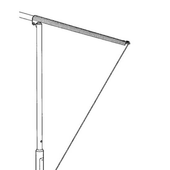 Raise & Lower Rope for Mid-Hinged Lighting Column (Max 25kg) Raise & Lower Rope for Mid-Hinged Lighting Column (Max 25kg)