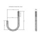 M24 Foundation Anchor J Bolt Set for Flange Plated Column (8m-10m / 168mm Base)