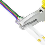 RGBW COB LED Strip/Tape Connector - Coupler - 12mm for LED RGBW COB Tape