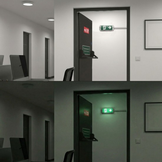 IP65 LED Emergency Exit Bulkhead (TRADE BULK 10 PACK) 3h Maintained / Non-Maintained, Manual & Self-Test, LiFePO4 Battery c/w Self Adhesive Legend IP65 LED Emergency Exit Bulkhead (TRADE BULK 10 PACK) 3h Maintained / Non-Maintained, Manual & Self-Test, LiFePO4 Battery c/w Self Adhesive Legend