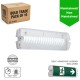 IP65 LED Emergency Exit Bulkhead (TRADE BULK 10 PACK) 3h Maintained / Non-Maintained, Manual & Self-Test, LiFePO4 Battery c/w Self Adhesive Legend IP65 LED Emergency Exit Bulkhead (TRADE BULK 10 PACK) 3h Maintained / Non-Maintained, Manual & Self-Test, LiFePO4 Battery c/w Self Adhesive Legend