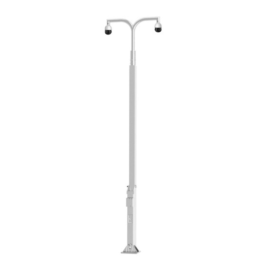 4m Hinged Tilt-Down CCTV Post/Pole - Fold Down Tilt-Down Pivot Square Sectional Mid-Hinged Columns for CCTV Cameras - Flange Base Plated Bolt Down 4m Hinged Tilt-Down CCTV Post/Pole - Fold Down Tilt-Down Pivot Square Sectional Mid-Hinged Columns for CCTV Cameras - Flange Base Plated Bolt Down