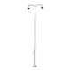 4m Hinged Tilt-Down CCTV Post/Pole - Fold Down Tilt-Down Pivot Square Sectional Mid-Hinged Columns for CCTV Cameras - Flange Base Plated Bolt Down 4m Hinged Tilt-Down CCTV Post/Pole - Fold Down Tilt-Down Pivot Square Sectional Mid-Hinged Columns for CCTV Cameras - Flange Base Plated Bolt Down
