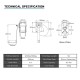 4m Hinged Tilt-Down CCTV Post/Pole - Fold Down Tilt-Down Pivot Square Sectional Mid-Hinged Columns for CCTV Cameras - Flange Base Plated Bolt Down 4m Hinged Tilt-Down CCTV Post/Pole - Fold Down Tilt-Down Pivot Square Sectional Mid-Hinged Columns for CCTV Cameras - Flange Base Plated Bolt Down