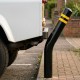 Impact Flexible Bollard - Rubber Flex Reboundable Bollard for Car Park, Pathway, Loading Bay etc. 800mm FFL x Ø114mm - Root mounted concrete below ground Impact Flexible Bollard - Rubber Flex Reboundable Bollard for Car Park, Pathway, Loading Bay etc. 800mm FFL x Ø114mm - Root mounted concrete below ground