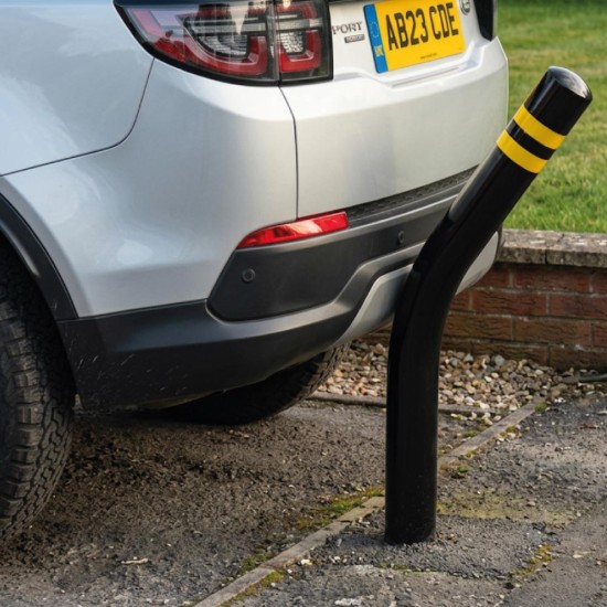 Impact Flexible Bollard - Rubber Flex Reboundable Bollard for Car Park, Pathway, Loading Bay etc. 800mm FFL x Ø114mm - Root mounted concrete below ground Impact Flexible Bollard - Rubber Flex Reboundable Bollard for Car Park, Pathway, Loading Bay etc. 800mm FFL x Ø114mm - Root mounted concrete below ground