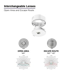 LED Emergency Downlight 3h - Recessed / Surface Mount Installation (2-in-1) c/w 2 Lenses for Wide Open Area or Escape Route Corridor - 1.2W 215lm with Self Test LED Emergency Downlight 3h - Recessed / Surface Mount Installation (2-in-1) c/w 2 Lenses for Wide Open Area or Escape Route Corridor - 1.2W 215lm with Self Test
