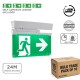 LED Emergency Exit Sign Light (X10 PACK TRADE BULK) - Blade 3 Hour Maintained/Non-Maintained 3.5W Running Man Fire Exit Sign - Surface Wall or Ceiling Mount with Adjustable Legend LED Emergency Exit Sign Light (X10 PACK TRADE BULK) - Blade 3 Hour Maintained/Non-Maintained 3.5W Running Man Fire Exit Sign - Surface Wall or Ceiling Mount with Adjustable Legend