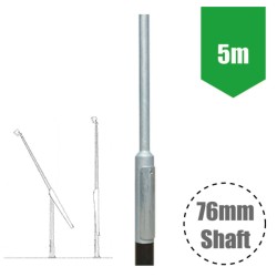 5m Mid-Hinged Lighting Column - Galvanised Street Lamp Post Root Mounted Light Duty 5m Mid-Hinged Lighting Column - Galvanised Street Lamp Post Root Mounted Light Duty
