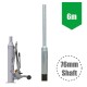 6m Abacus Light Duty Base-Hinged Lighting Column - Galvanised Street Lamp Post Root Mounted