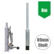 8m Abacus Light Duty Base-Hinged Lighting Column - Galvanised Street Lamp Post Root Mounted