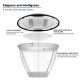 50W LED Post Top Street Lantern Eclipse - 360 Degree Car Park / Street Light Luminaire 50W c/w 76mm Entry