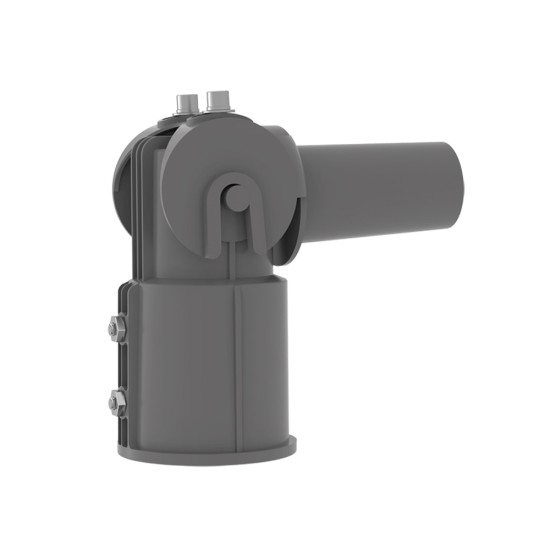 Adjustable Reducer / Reducing Spigot 76mm-to-60mm - Adjustable around 90˚ - Lamp post Bracket/Adaptor Adjustable Reducer / Reducing Spigot 76mm-to-60mm - Adjustable around 90˚ - Lamp post Bracket/Adaptor