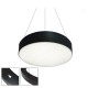 LED Round Surface Mount/Suspended Downlight Ø480mm - 30W (2,850lm) Black Casing