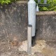 SECURITY BOLLARD / POST BARRIER PROTECTOR - IN-GROUND CONCRETE IN LAMP POST PROTECTION GALVANIZED STEEL CAR PARK ROLLER SHUTTER DOOR DRIVE