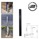 SECURITY BOLLARD / POST BARRIER PROTECTOR - IN-GROUND CONCRETE IN LAMP POST PROTECTION GALVANIZED STEEL CAR PARK ROLLER SHUTTER DOOR DRIVE