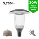 30W LED Top Hat Lantern c/w Photocell Dusk-til-dawn sensor - 360 Degree Car Park / Street Light Luminaire 30W c/w Photocell Dusk-til-dawn sensor