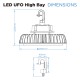 **CLEARANCE** 200W UFO HIghbay 26,000lm (A51) - Warehouse Industrial UFO Fitting - 400W SON Replacement Flicker Free