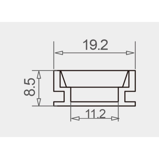 Outdoor Recessed Patio Drive Driveway Garden LED Strip Tape Profile Complete Kit - Includes LED Strip Tape, LED Profile, Driver + Optional Remote Dimmer and Wall Plate Dimming Switch, 5m Cable 24V - Single Colour IP65