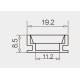 Recessed Tile In Shower Niche LED Strip RGBW Colour Changing - Recessed Tile In Shower Niche Bathroom Wetroom WC LED Kit - Includes LED Strip Tape, LED Profile, Driver + Optional RF Remote or Wall Plate Controller, 5m Cable 24V - IP65