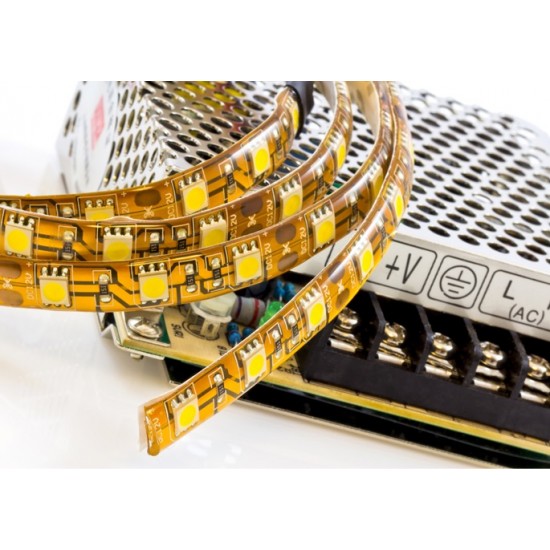 **CLEARANCE** 24V Flexible LED Strip RGBW Colour changing SMD5050 - 5m 20W/m (60 LED/m) - IP65