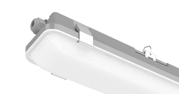 5ft Single LED Garage Strip Light - 50W, IP65 Waterproof, Cool White 4000K, Non-Corrosive