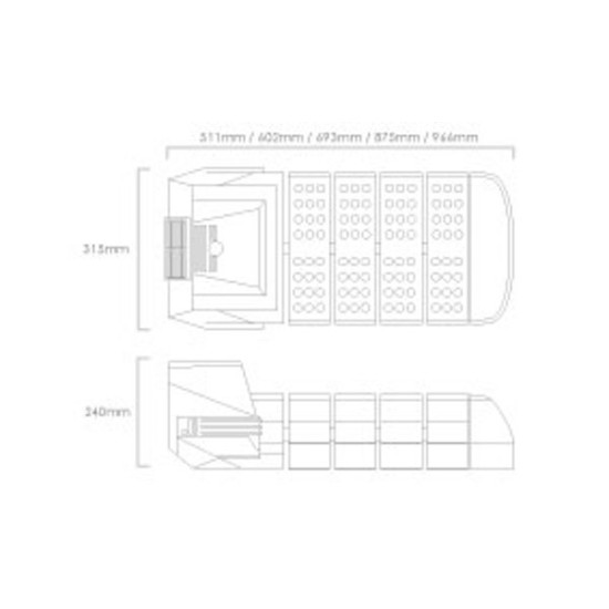 **CLEARANCE** 60W LED Street Lantern Light 60W - 60mm entry