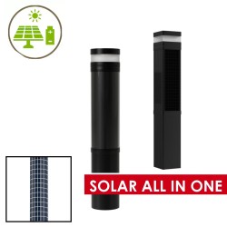 Solar PV LED 8W Bollard Post Light -All-in-one Integrated Solar Lantern c/w Built In Integral Solar Panel & Integrated Lithium LiFePO4 Battery Solar PV LED 8W Bollard Post Light -All-in-one Integrated Solar Lantern c/w Built In Integral Solar Panel & Integrated Lithium LiFePO4 Battery