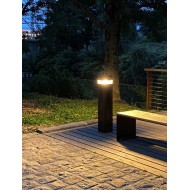 Solar PV LED 8W Bollard Post Light -All-in-one Integrated Solar Lantern c/w Built In Integral Solar Panel & Integrated Lithium LiFePO4 Battery