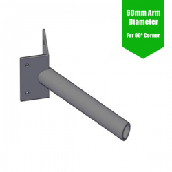 90° Corner Wall Mount Backet - Single Lantern Projection Arm - 300mm Outreach 90° Corner Wall Mount Backet - Single Lantern Projection Arm - 300mm Outreach