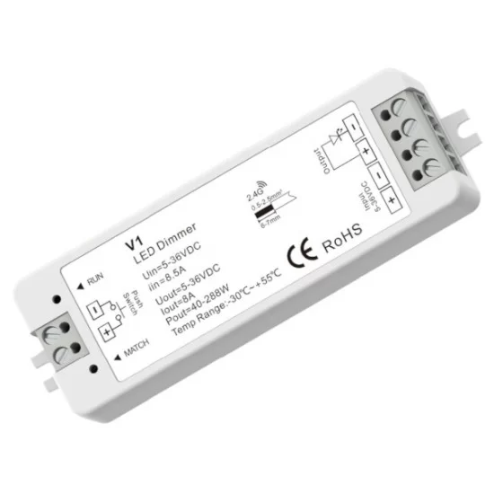 Single Zone Receiver 15A V1-L works with 4 Zone Wall Switch Dimmer to  create Multiple Zones