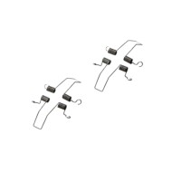 Spring Wing Clips (2pc Set) for LSTAL-RPLIN LED Profile