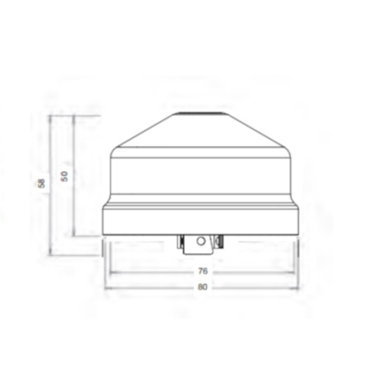 Lucy Zodion NEMA Photocell Dusk til Dawn Sensor - 70lux On/Off (Head Only)