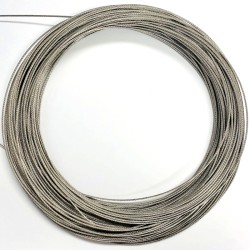 Steel Suspension Cable for Suspended Lights - Price Per Metre - Supplied as a Roll Steel Suspension Cable for Suspended Lights - Price Per Metre - Supplied as a Roll
