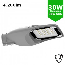 LED ECO Street Lantern Light 30W/4,200lm – 3 - 5m Column Street Lighting Fixture LED ECO Street Lantern Light 30W/4,200lm – 3 - 5m Column Street Lighting Fixture