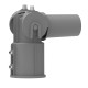 Street Lighting Column / Lamp post Bracket/Adaptor - Adjustable 76mm column-to-60mm arm