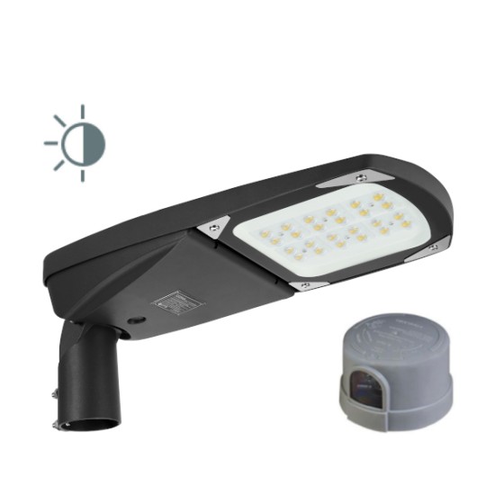 LED Premium Street Light 90w c/w Photocell NEMA Dusk til Dawn Sensor Flicker Free