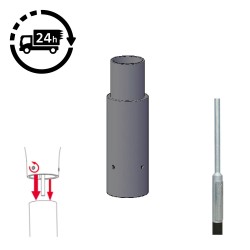 Reducer Spigot Adaptor for Lighting Column / Lamp Post - 76mm column to 60mm  Reducer Spigot Adaptor for Lighting Column / Lamp Post - 76mm column to 60mm