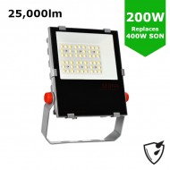 200W LED Flood Spot Light Car Park Garden Heavy Duty - Direct Replacement for 400W SON