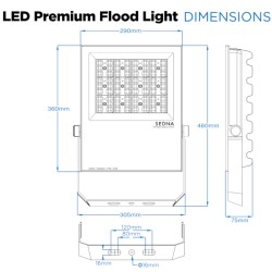 200W LED Flood Spot Light Car Park Garden Heavy Duty - Direct Replacement for 400W SON 200W LED Flood Spot Light Car Park Garden Heavy Duty - Direct Replacement for 400W SON