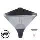 LED Post Top Lantern - 360 Degree Car Park / Street Light Luminaire 50W - 3-7m Column Street Lighting Fixture 76mm Entry