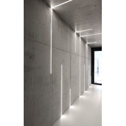 LED Profile Recessed Ceiling for LED Strip - Aluminium LED Channel c/w Diffuser + End Caps LED Profile Recessed Ceiling for LED Strip - Aluminium LED Channel c/w Diffuser + End Caps