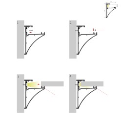 Acrylic for LED Profile Edge Light Glass Shelf - 1000mm x 150mm x 8mm Acrylic for LED Profile Edge Light Glass Shelf - 1000mm x 150mm x 8mm