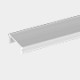 LED Skirting Board Profile - Aluminium LED Channel Extrusion Housing Trunking for Skirting/Perimeter Walls c/w  Diffuser 