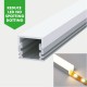 Reduce / No Spotting / Dotting LED Strip / Tape Diffuse Diffuser LED Aluminium Profile / Channel / Extrusion