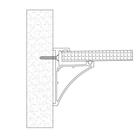 Acrylic for LED Profile Edge Light Glass Shelf - 1000mm x 150mm x 8mm