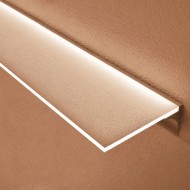 LED SHELF KIT - Complete Kit Includes LED Strip/LED Tape, LED aluminium profile bracket, LED Driver + Acrylic Shelf & 5m Cable 24V - Single Colour IP65